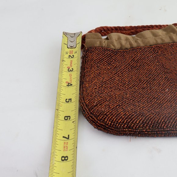 Micheline Burke Beaded Satin Purse - Picture 6 of 7